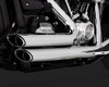 Vance & Hines Shortshots Staggered Exhaust for '18-Up Harley Davidson FXDR 114, Fat Boy, Breakout Softail Models - Chrome (49-State Emissions Compliant)