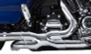 Vance & Hines Power Duals Headers for '17-Up Harley Davidson Touring Models - Chrome (49-State Emissions Compliant)
