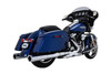 Vance & Hines Power Duals Headers for '17-Up Harley Davidson Touring Models - Chrome (49-State Emissions Compliant)