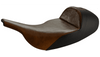 Saddlemen Lariat Low Solo Seat for '97-07 Harley Davidson Electra Glide and Road Glide Models - Distressed Brown