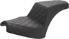 Saddleman Step Up Seat for '21-Up Indian Chief Models - Full LS Black