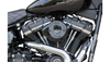 S&S Cycle Mini Teardrop Stealth Air Cleaner Kit for '17-Up M8 Harley Davidson Touring, '18-Up Softail - Black