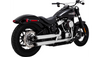 Vance & Hines 3" Slip On Mufflers for '18-22 Harley Davidson Fatboy and Street Bob - Chrome (49-state emissions compliant)