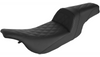 Saddlemen Slim Seat for '97-07 Harley Davidson FLH/FLT Touring - Slim Lattice Stitched Seat