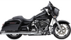 Cobra Gen 2 NH Series 4" Mufflers for '17-Up Harley Davidson Touring Models - Chrome (50-State Legal)