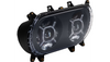 Custom Dynamics ProGLOW Double-X LED Headlight for '15-Up Harley Davidson Road Glide Models - Black