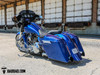 Bad Dad Summit Color Matched 4.5" Stretched Saddlebags and Rear Fender Kit for '14-23 Harley Davidson Touring