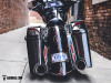 Bad Dad Summit Color Matched 4.5" Stretched Saddlebags and Rear Fender Kit for '97-08 Harley Davidson Touring