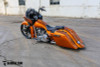 Bad Dad Competition Color Matched 4.5" Stretched Saddlebags and Rear Fender Kit for '14-23 Harley Davidson Touring