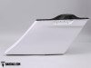 Bad Dad Competition Color Matched 4.5" Stretched Saddlebags and Rear Fender Kit for '09-13 Harley Davidson Touring