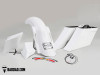 Bad Dad Competition Color Matched 4.5" Stretched Saddlebags and Rear Fender Kit for '09-13 Harley Davidson Touring