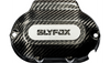 Slyfox Carbon Fiber Transmission Side Cover for '17-20 Harley Davidson Touring Models - Gloss Black