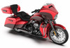 Two Tone Painted Stretched Saddlebags and Painted Parts for '14-Up Harley Davidson Touring Models (Select Color Combo)