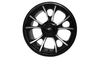 Coastal Moto Largo Precision Cast 3D Wheel Single Disc w/or without ABS for '09-22 Harley Davidson Tri Glide and '15-22 Freewheeler - Black Cut - 18"x7.00"