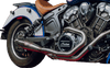 Sawicki Speed Shorty Cannon Exhaust for '01-24 Indian Scout - Brushed Stainless Steel or Black