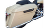 Alloy Art Lighted Saddlebag Hinge Covers for '14-Up Harley Davidson Touring Models (Chrome or Black)