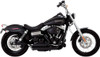  Vance & Hines Short Shot Staggered Exhaust System for '12-17 Harley Davidson Dyna Models - Matte Black (49-State Emissions Compliant) 