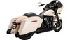 Vance & Hines Dresser Duals for Harley Davidson Touring Models '17-Up - Black (49-State Emissions Compliant)