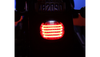 Custom Dynamics ProBeam Low Profile LED Taillight with License Plate Illumination Window for '99-23 Harley Davidson - Red