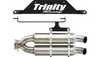 Trinity Racing Stainless Steel Slip On Mufflers for '22-23 Polaris RZR Pro R 