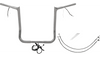 Fat Baggers 1 1/4" EZ Install Pointed Top Handlebar Kits for '14-15 Harley Davidson FLH Models (Select Height and Finish)