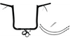 Fat Baggers 1 1/4" EZ Install Pointed Top Handlebar Kits for '14-15 Harley Davidson FLH Models (Select Height and Finish)