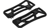 Performance Machine Drifter Rider Floorboards for '84-Up Harley Davidson Models with OEM Floorboard Brackets - Black Ops