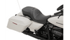 Drag Specialties Driver Backrest Compatible Large Touring Seat for '09-Up Harley Davidson Touring and TriGlide Models - Double Diamond (Not for '24-Up FLHX/FLTR Models)