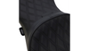 Drag Specialties Low Profile Touring Seat for '08-Up Harley Davidson Touring Models -  Double Diamond Stitching (Not for '24-Up FLHX/FLTR Models)