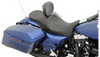 Drag Specialties Low Profile Touring Seat for '08-Up Harley Davidson Touring Models -  Double Diamond Stitching (Not for '24-Up FLHX/FLTR Models)