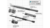 Legend AXEO 41 mm High-Performance Front Suspension System For '97-'13 Harley Davidson FL Touring Models - Standard  