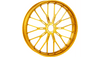 Arlen Ness Y-Spoked Forged Wheels - Gold Anodized