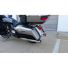 D&D 4-inch 2-1 Tip Compatible Billet Cat Exhaust for '09-16 Harley Davidson Touring Models (Chrome or Black)
