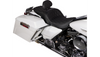 Drag Specialties Predator 2-Up Seat w/ Backrest for '08-Up Harley Davidson FLH - Double Diamond (Not for '24-Up FLHX/FLTR Models)