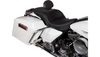 Drag Specialties Predator 2-Up Seat w/ Backrest for '08-Up Harley Davidson FLH - Smooth Solar Leather  (Not for '24-Up FLHX/FLTR Models)
