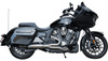 S&S Cycle 2-into-1 Qualifier Exhaust System for '20-Up Indian Challenger/Pursuit Models - Brushed Stainless Steel (50 State Emission Compliant)