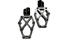 Kodlin NXL Footpegs - Black w/ Stainless Steel Cover