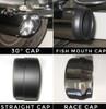 D&D 4 inch 2-1 Tip Compatible Billet Cat Exhaust for '17-23 M8 Harley Davidson Trike Models (Chrome or Black)