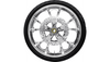 Coastal Moto Largo Wheel/Tire Combo Front Wheel with ABS for '08-23 Harley Davidson Touring (21"/Chrome)/Rotors (11.8")/Dunlop Tire (130/60B21)