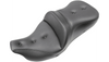 Saddlemen HEATED Roadsofa Pillow Top Seat (without Backrest) for '09-23 Harley Davidson Tri Glide FLHTCUTG - Black