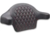 Mustang Double Diamond Extended Arm Wrap-Around Backrest for '14-25 Harley-Davidson FL Touring w/ King Tour Pak (Select Stitching Color)