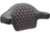 Mustang Double Diamond Extended Arm Wrap-Around Backrest for '14-25 Harley-Davidson FL Touring w/ King Tour Pak (Select Stitching Color)