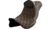 Saddlemen Pro Series SDC Performance Grip Seat for '08-Up Harley Davidson Touring (Not for '24-Up FLHX/FLTR Models) Orange Stitching