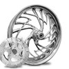RC Components Thrust Forged Billet Wheels for Harley Davidson Softail, Dyna, Sportster and V-Rod Models (Select Finish)
