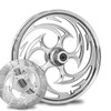 RC Components Savage Forged Billet Wheels for Harley Davidson Softail, Dyna, Sportster and V-Rod Models (Select Finish)