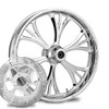 RC Components Majestic Forged Billet Wheels for Harley Davidson Softail, Dyna, Sportster and V-Rod Models (Select Finish)