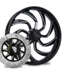 RC Components Hydro Forged Billet Wheels for Harley Davidson Softail, Dyna, Sportster and V-Rod Models (Select Finish)