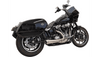 Bassani 2-into-1 Ripper Exhaust System for '25-Up Harley Davidson Softail Low Rider ST FXLRST, Heritage and Sport Glide - Short (Select Finish)