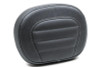 Mustang Sissy Bar Pad for '20-Up Indian Challenger and Pursuit Models - Tuck n Roll/Gun Metal Gray Stitching