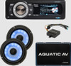 Aquatic AV Ultra Harly Package for '98-13 Harley Davidson FLT/FLH - Bluetooth Sirius XM Capable